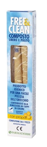 FREE&CLEAN CONI ORECCHIO 2PZ