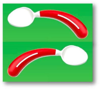CUCCHIAIO ERGONOM DISABILI DX