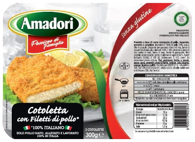 AMADORI COTOLETTA POLL SUR300G