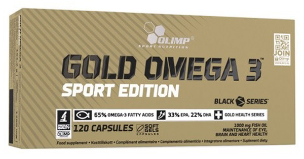 GOLD OMEGA-3 SPORT EDIT 120CPS